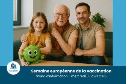 30.04.2025 – Stand d&rsquo;information « Semaine européenne de la vaccination »