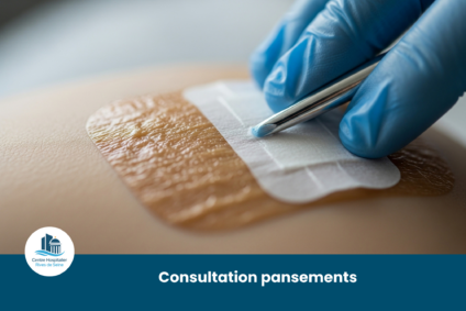 Ouverture d&rsquo;une consultation pansements