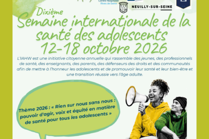 12 au 16.10 – Semaine internationale de la santé des adolescents